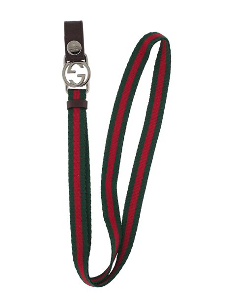 gucci lanyard keychain for sale|vintage Gucci keyring.